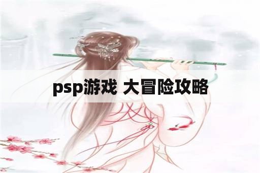 psp游戏 大冒险攻略